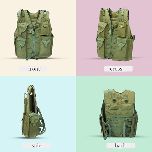 Image of Azad tactical vest for ary with stuff oragnizer and poches