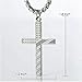 Christian Hardware CH14 CH14 American Flag Cross Stainless Steel Necklace Mormon One Moment In Time LDS CTR