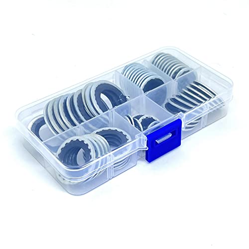 Rv65F 60Pcs Automobile A/C Compressor Seals Air Conditioning Compressor Port Seal Washer Kit A/C Compressor Repair Gasket Sorting Tool #TOP4