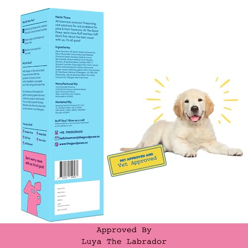 Image of Puppy Shampoo | 250 Ml | Tear Free, Gentle, Allergen Free | Coconut Oil Formula, pH-Balanced Shampoo for Puppies