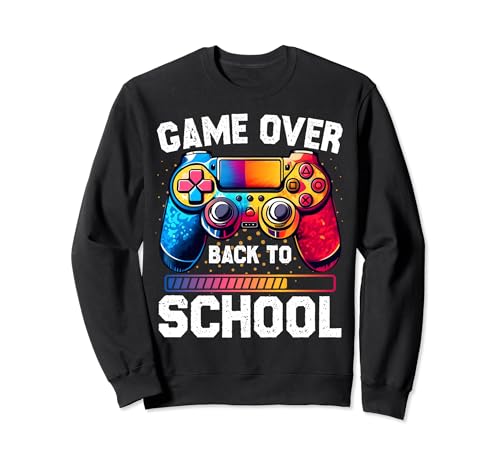 Back to School Funny Gaming First Day Of School Kids Gamers Sweatshirt