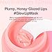 Korean Mini Lip Balm Hydrating Glow Lip Mask (Berry) 10g, 12hrs Long-lasting Overnight Moisture Butter for Women