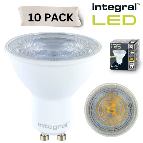 GU10 PAR16 3.6W 2700K 360lm Non-Dimmable Lamp - 10 Pack, White - Image 2