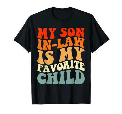 Mon beau-fils est mon enfant préféré Funny Family Floral T-Shirt