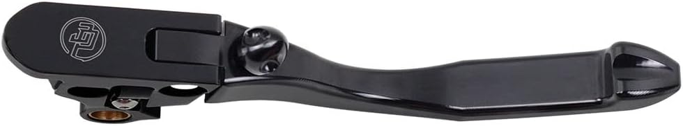 POWER JAMES Black Adjustable Short Slim, Brake & Clutch Levers, Hand Controls, Compatible with Harley Davidson 2018-2025 Softail, Low Rider, Fat boy, Breakout, Street Bob