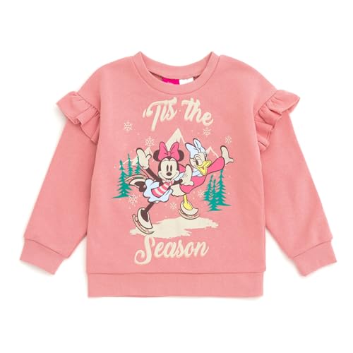 Image of Disney Girls Fleece Sweatshirt and Jogger Pants Outfit Set Newborn to Big Kid Sizes (Newborn - 14-16)