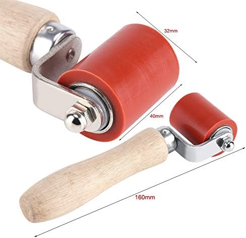 NIMOA Silicone Seam Roller - Professional High Heat Silicone Roller Roofing PVC Welding Tool, 40mm