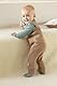 disana Strick-TRÄGERHOSE Neugeborene & Kleinkind – 100% Bio-Merino – atmungsaktiv, warm Unisex Gr. 50 – 104 - nachhaltig & fair – mit hohem Bund - Made in Germany | Rosé Gr. 98-104