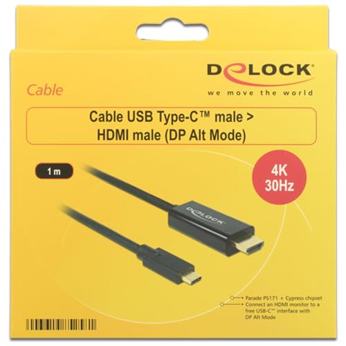 Delock 85258 Cavo E Adattatore Video 1 M Usb C Hdmi Nero - 3