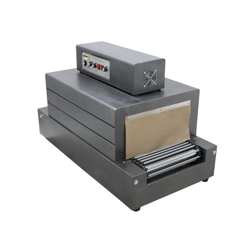 INTSUPERMAI Shrink Tunnel Packaging Machine Thermal Shrink Wrap Machine Heat Tunnel Packaging Machine Tunnel Packaging Equipment Chained Type 220V