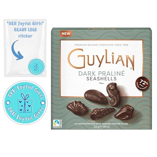 Guylian Seashells Dark Praline 225g - Belgian Dark Chocolate Luxury Seashell Shapes