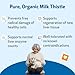 Pet Wellbeing Milk Thistle for Cats - Organic Herb, Milk Thistle Liver Detox Support, Antioxidants - NASC Certified & Vet-Formulated - 2 oz Liquid
