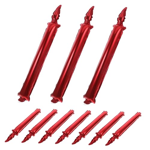 ABOOFAN 10piezas Animadora Vela Inflable De Pvc Para Eventos Deportivos y Fiestas Unidades Para Animar Equipos y Celebrar Bailes