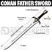 Handmade Conan The Barbarian Father's Sword Conan The Barbarian Atlantean Sword Real Conan The Barbarian Father Sword Conan Atlantean Sword Conan Sword 1095 High Carbon Steel viking sword real sword.
