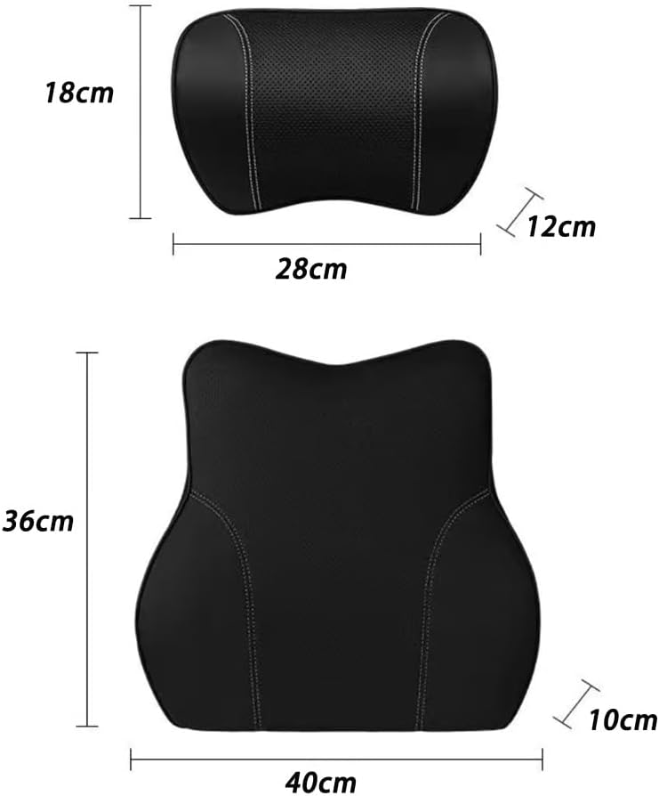 ベントレー ベンテイガ 車用ヘッドサポートピロー、車用ランバーサポートピロー、柔らかな車用ヘッドレストピロー,1-C Beige [