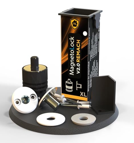 Magnetolock V2.0 REMACH(Blanco).Bloqueo seguridad para ventanas y puertas correderas. Bloqueo con ventana cerrada y abierta. Ajustable posición de ventilación para seguridad niños, bebé y mascotas.