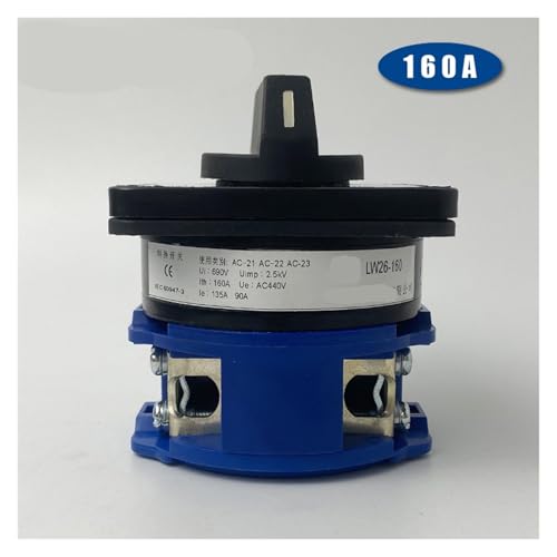 Interruptor rotatorio LW28-160A que soluciona cortes de carga en CC 5