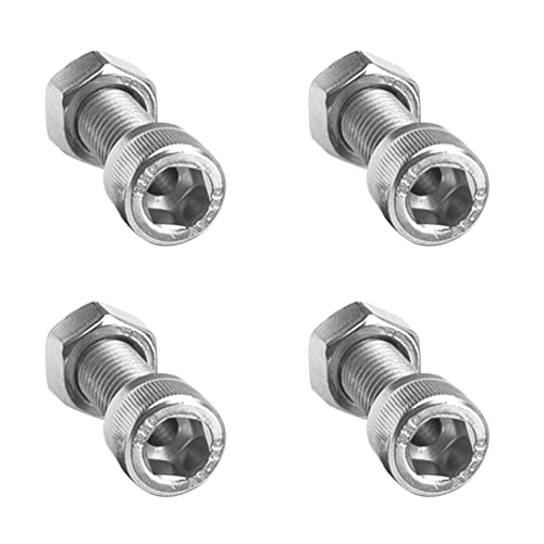 Vis M10x30 inox 304 contre la rouille lot de 4 boulons CHC avec écrou