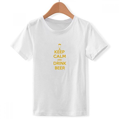 T-Shirt col Blanc Équipage Jaune Idéal pour Soirées et Barbecues d'Été