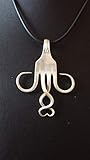 besteckschmuck anhänger  Kettenanhänger aus Silbergabel