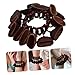 ERINGOGO African Tribal Rattle Bracelet Handmade Percussion Accessory with African Drum Nut Shells Versatile Musical Instrument for Cultural Expression and Rhythm