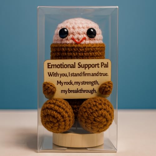 Emotionale Unterstützung, handgefertigt, emotionale Unterstützung, eingelegte Gurke, Häkelgurke, emotionale Unterstützung, Dillgurke