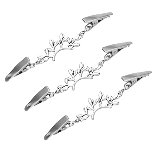 GALPADA 3 Pçs Suéter Clipe Camisolas Femininas Capelets Para Folha Cardigan Clipe Roupas Fivela Folh