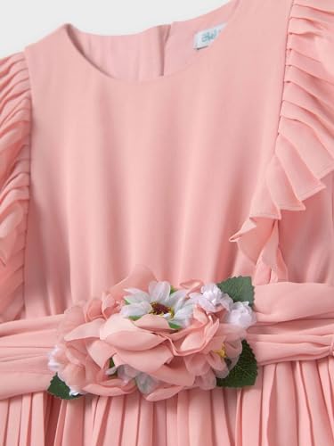 Mono de gasa plisado Abel & Lula confección premium infantil para bodas 164cm 3