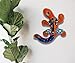 Casa Fiesta Designs Colorful Ceramic Lizard - Talavera Pottery Mexican Garden Home Decor Creatures Salamander Dragonfly Animals Reptiles Hand-Painted Gecko Wall Art - Made in Mexico - Lagartija