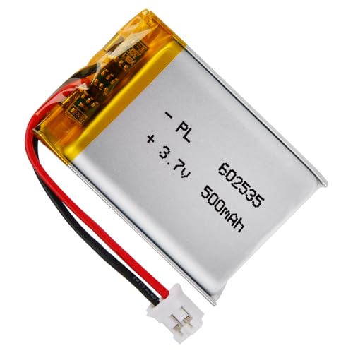 Winfox 3.7V 500mAh 602535 Lipo Battery Rechargeable Lithium