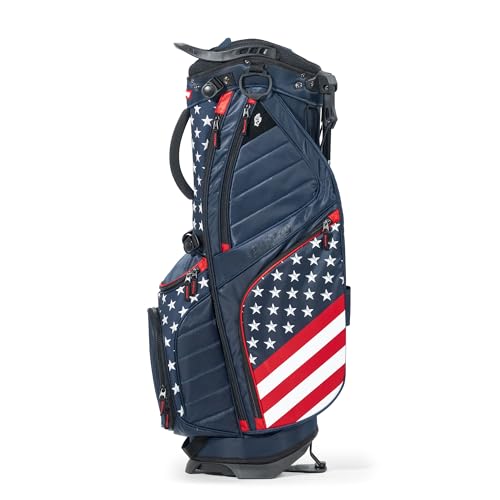 image for Bag Boy HB-14 Hybrid Golf Stand Bag, 14 Way Top with Full Length Indiv