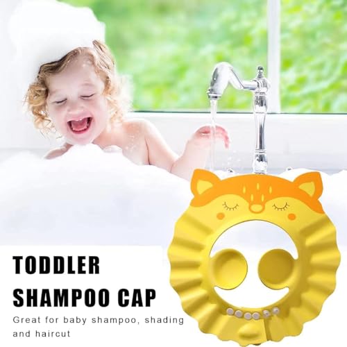 Baby Shower Cap Shield, 1 Piece, Shower Cap for Kids Silicone Bathing Hat, Toddler Shampoo Hats - Image 4