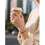 Evil Eye Dainty Bracelet - Natural Crystal Protection Bracelet - 5 Healing Stones Clear Quartz Amethyst Black Tourmaline Tiger Eye Adjustable Spiritual Guardian Jewelry Gift with Meaning Card - Image 2