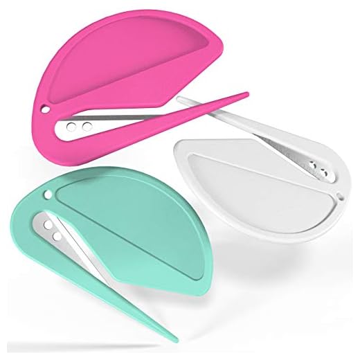 Uncommon Desks Colorful Letter Openers - Trendy Pack (3 Pieces)