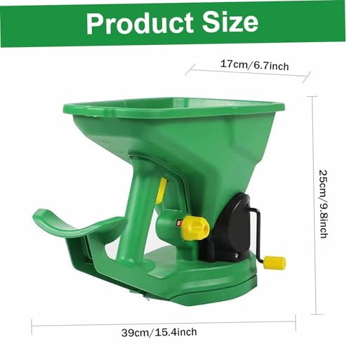 Dispensador de semillas plástico ajustable portátil miniatura 6