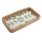 Élégance ornée de coquillages : intégrez des détails en coquillage à vos plateaux de maquillage pour coiffeuse afin de rendre chaque plateau à parfum à la fois pratique et décoratif pour vos produits cosmétiques. plateau de rangement multifonctionnel pour maquillage et parfums