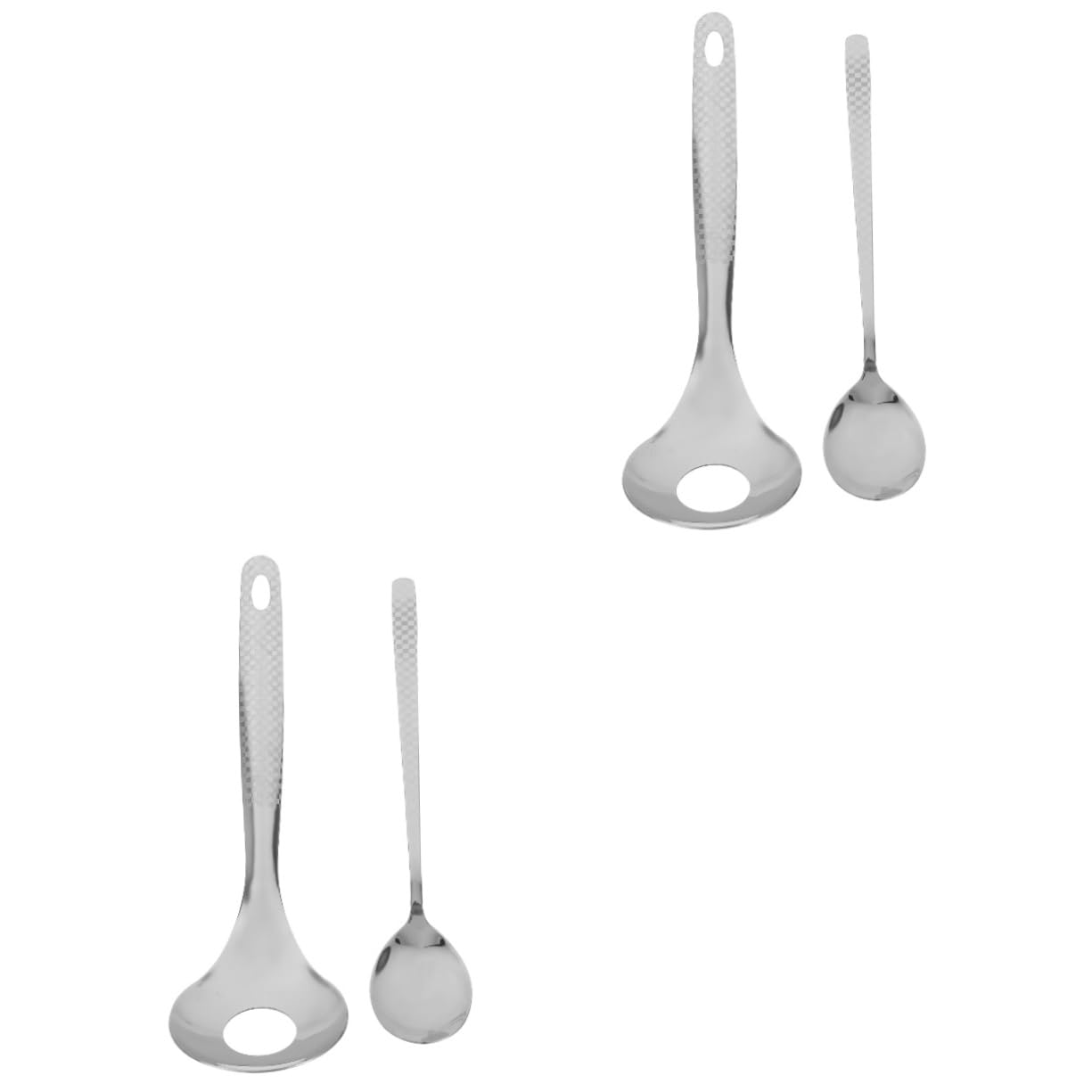 GRIRIW 2 Sets Stainless Steel Meatball Maker Diy Shrimp Ball Scoop Easy Meatball Molding Tool Perfect for Kitchen Restaurant Hotel