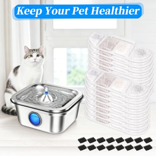 Filtros para Fuente de Agua para Gatos SavStor WF008A 16 Piezas miniatura 7