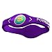Power Balance White Logo Silicone Wristband Small Purple