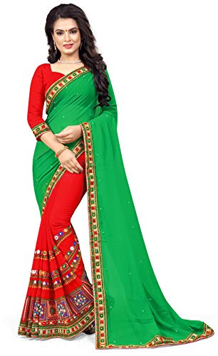 Image of SERONA FABRICS Ethnic Saree (or) Sari for Women, Ideal for Wedding, Party, Festive & Daily Wear