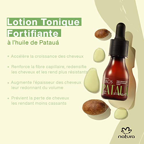Natura Ekos Patauá Growth and Strength Hair Tonic - Líquido, Unissex, para todos os tipos de cabelo,