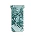 susiyo Tropical Hibiscus Flower Green Glasses Case Portable Microfiber PU Leather Soft Sunglasses Bag Eyeglasses Pouch Holder Squeeze Top for Women Men