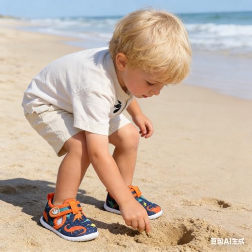 Image of FEETCITY Baby Boys Girls Water Sport Shoes Barefoot Kids Aqua Socks Quick-Dry Beach Swim Pool Shoes