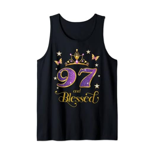 97 y Beato 97 Años Cumpleaños 97 Camiseta sin Mangas