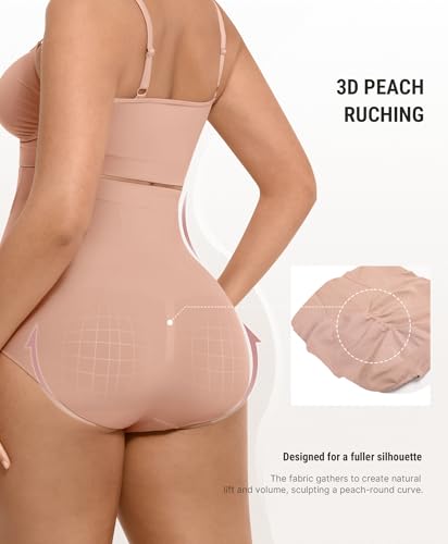 Image of FeelinGirl Body Shaper Tummy Control Shapewear Underwear High Waisted Shaping Briefs Panty Girdle