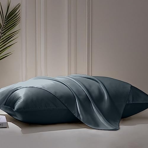 Image of Linenweves Bamboo Sheet Set 4 Pc 100% Organic, Natural, Softest, 400 Thread Count Cooling Like Silk (Full, Light Grey)