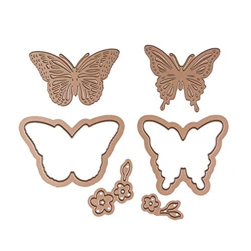 Glimmer Hot Foil Plate - Glimmering Butterflies, Metal, Large Flower Die: 1.40 x 1.40 cm - Image 4