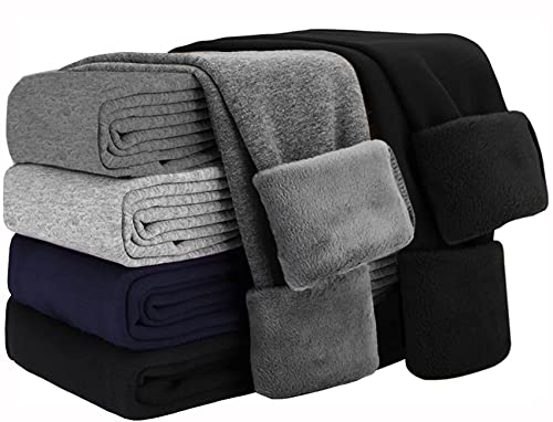 Catálogo para Comprar On-line Pantalones térmicos para Niña , tabla con los diez mejores. 44 Kiench Leggings Forro Polar Invierno Algodón Pantalón Térmico Niña Paquete de 2 M/Mediana/Talla 7/6-7 Años Negro & Gris Oscuro