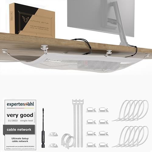 Bandeja Organizadora de Cables para Mesa de Escritorio - Ordena y...