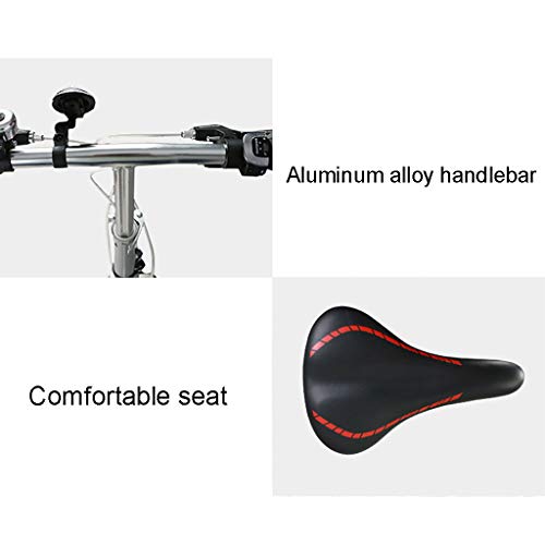 20-inch vouwfiets - studentenvouwfiets voor heren en dames Vouwfiets/fiets met variabele snelheid/fiets met 7… - Afbeelding 6